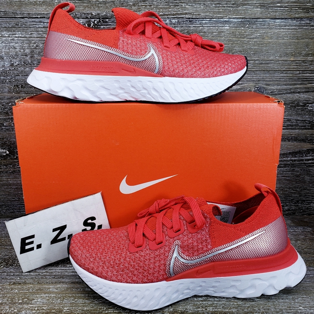 Nike React Infinity Run Flyknit  DC2054-600 Chile Red Size 5.5 Women
